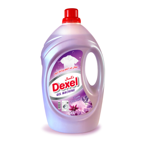 Lessive DEXEL Purple Flower 5L - Gel Machine